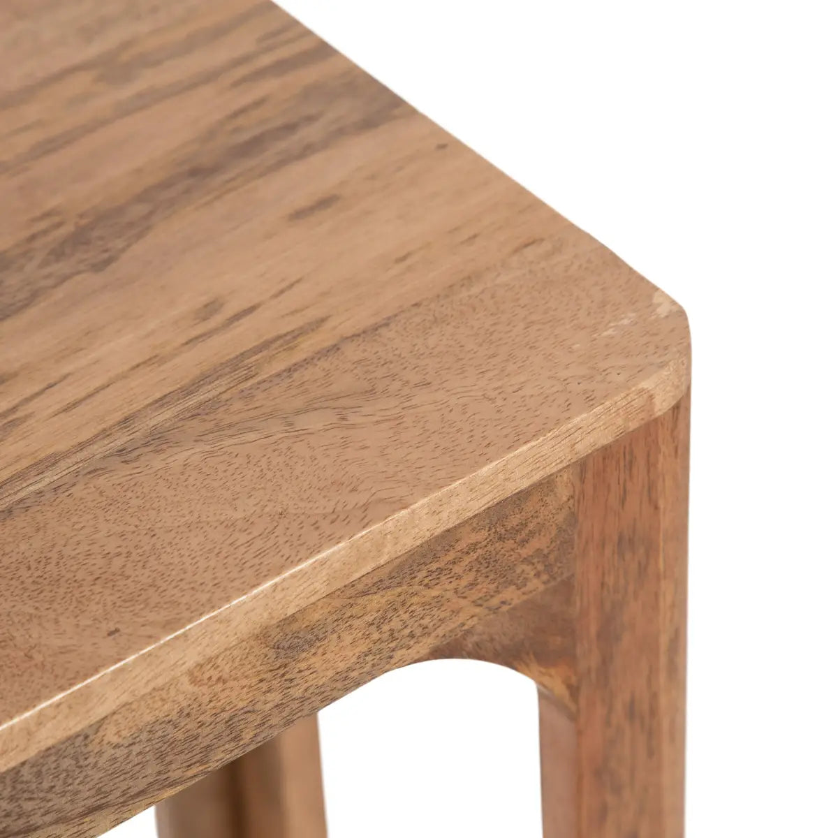 Dahl Modern Slim Side Table - Wood Rectangle - kateandlaurel