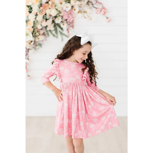 Dahlia Doodles Ruffle Twirl Dress - Mila & Rose ®