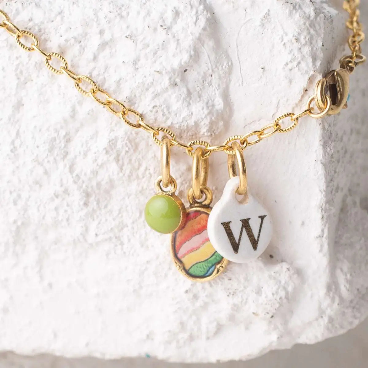 Dainty Chain Bracelet for Charms - Gold or Silver - Adjustable - Bel Kai