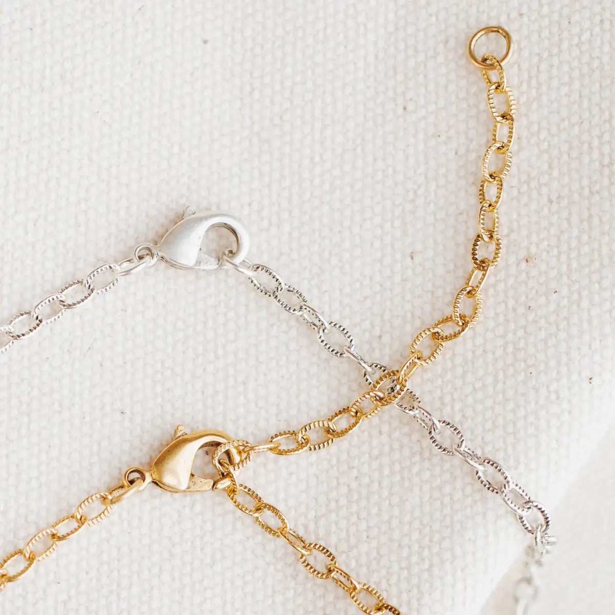 Dainty Chain Bracelet for Charms - Gold or Silver - Adjustable - Bel Kai