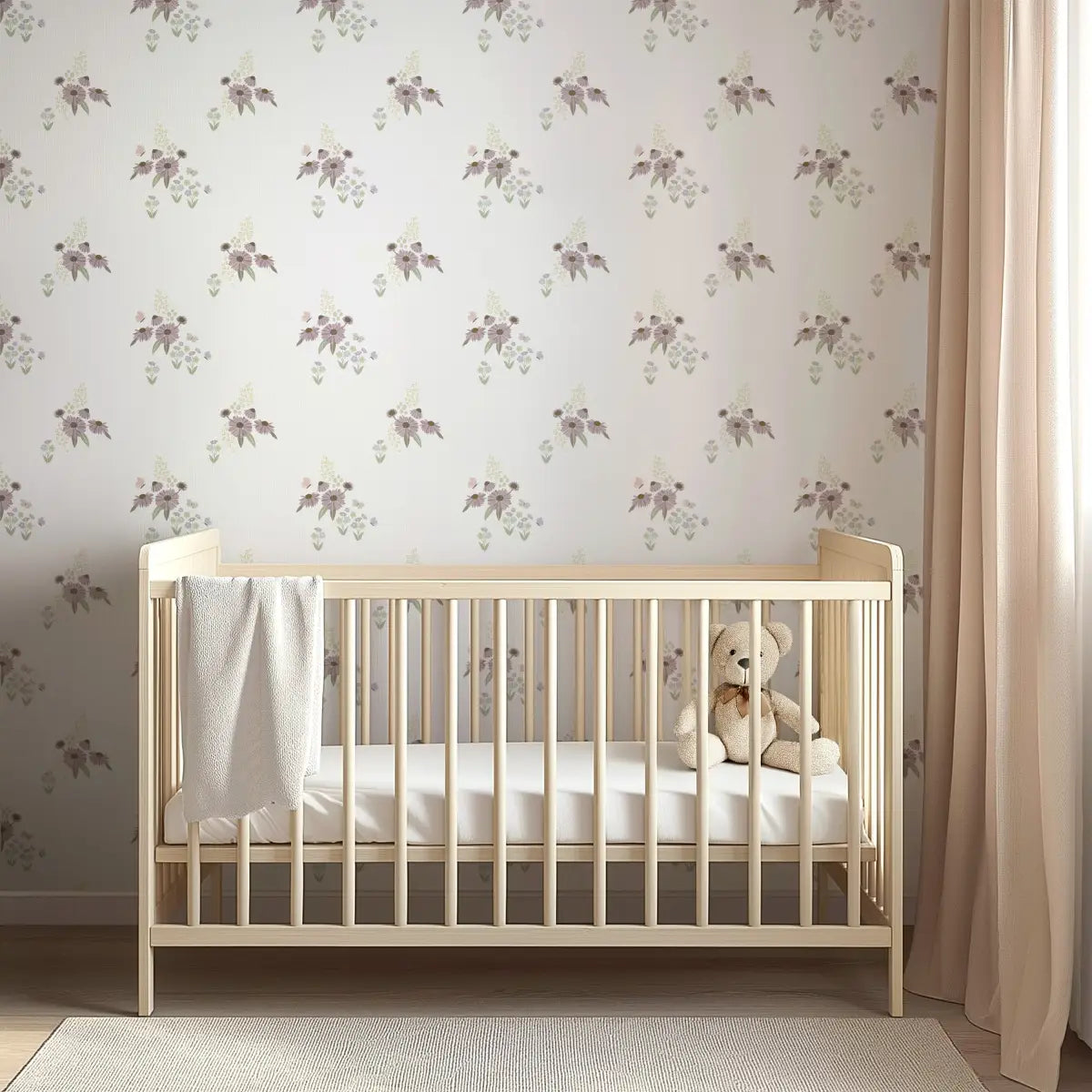 Daisie Wallpaper - Petite Flowers - by Linen and Paper Design - Loomwell Home Goods