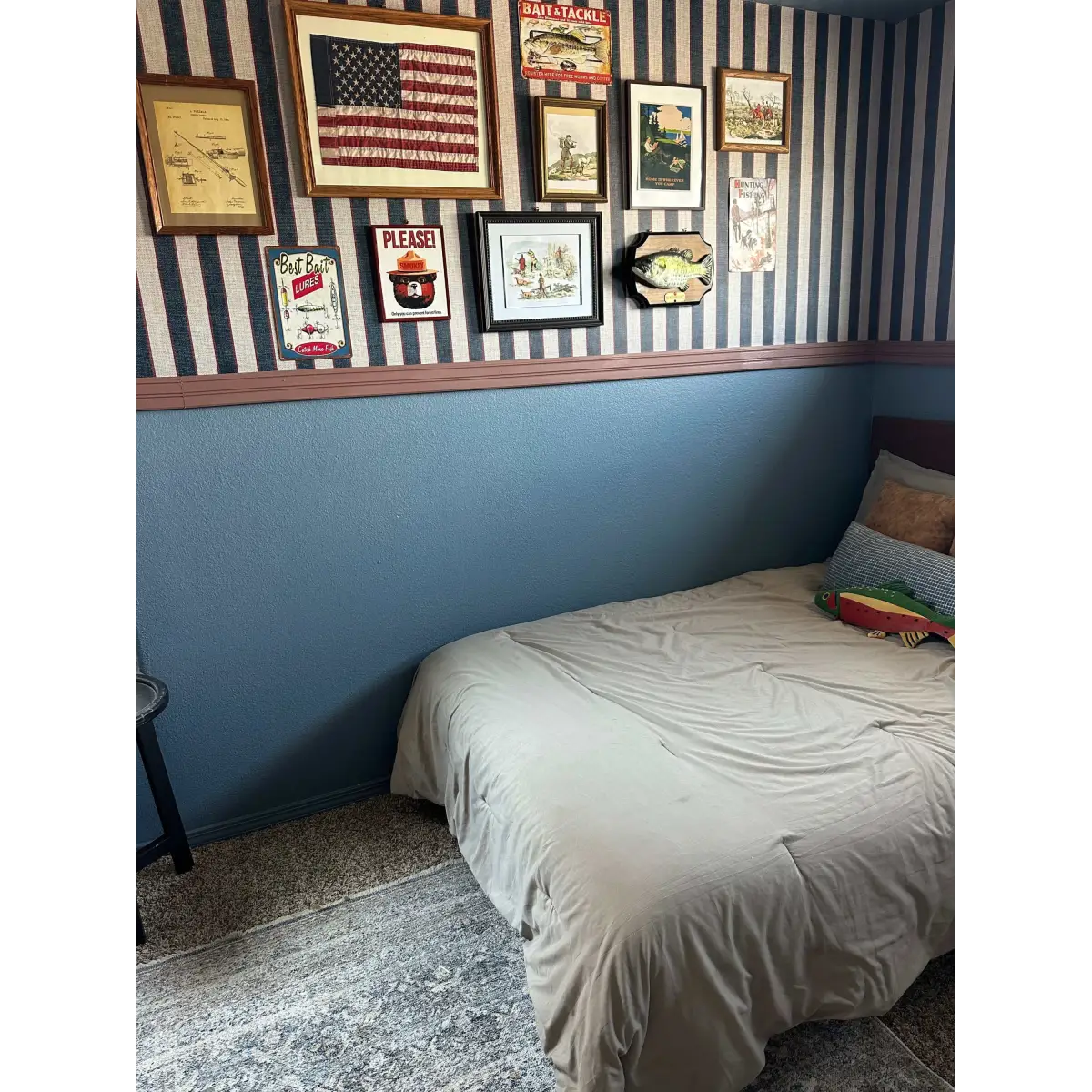 Dallas Wallpaper - Textured Bold Stripe - Loomwell Home Goods