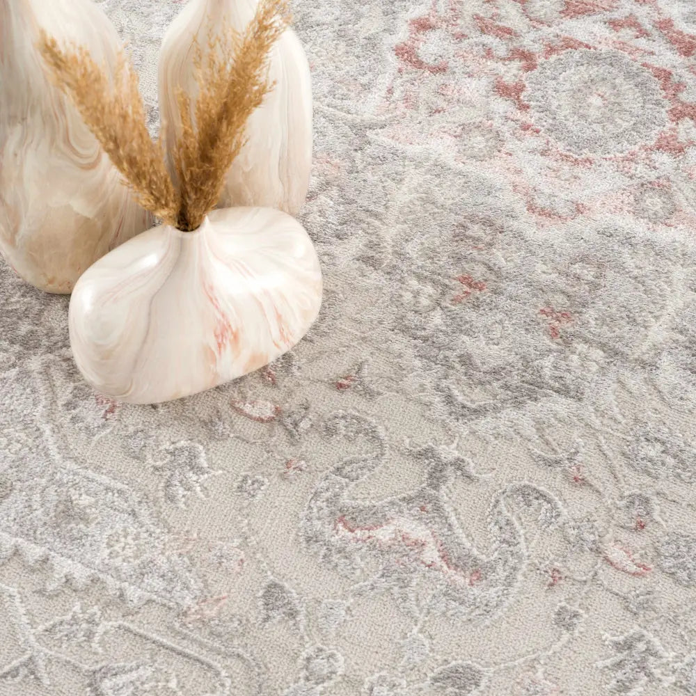Damla Distressed Pink Hues Rug - Limited Edition - Boutique Rugs