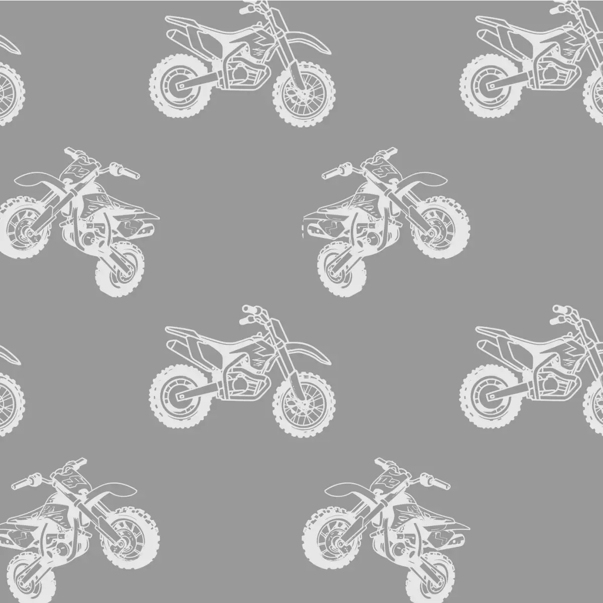 Damon Wallpaper - Motorbikes - Sample 1 foot by 1 foot - Loomwell Home Goods