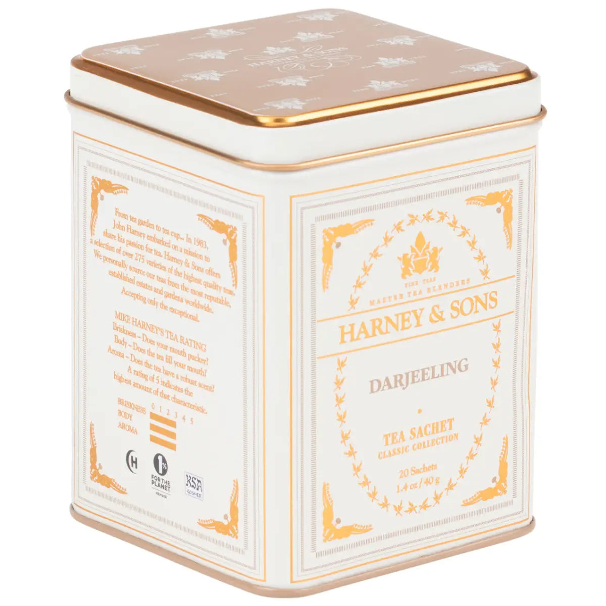Darjeeling Tea - Classic Tin of 20 Sachets - Sachets / Tin of 20 Sachets - Harney & Sons Fine Teas