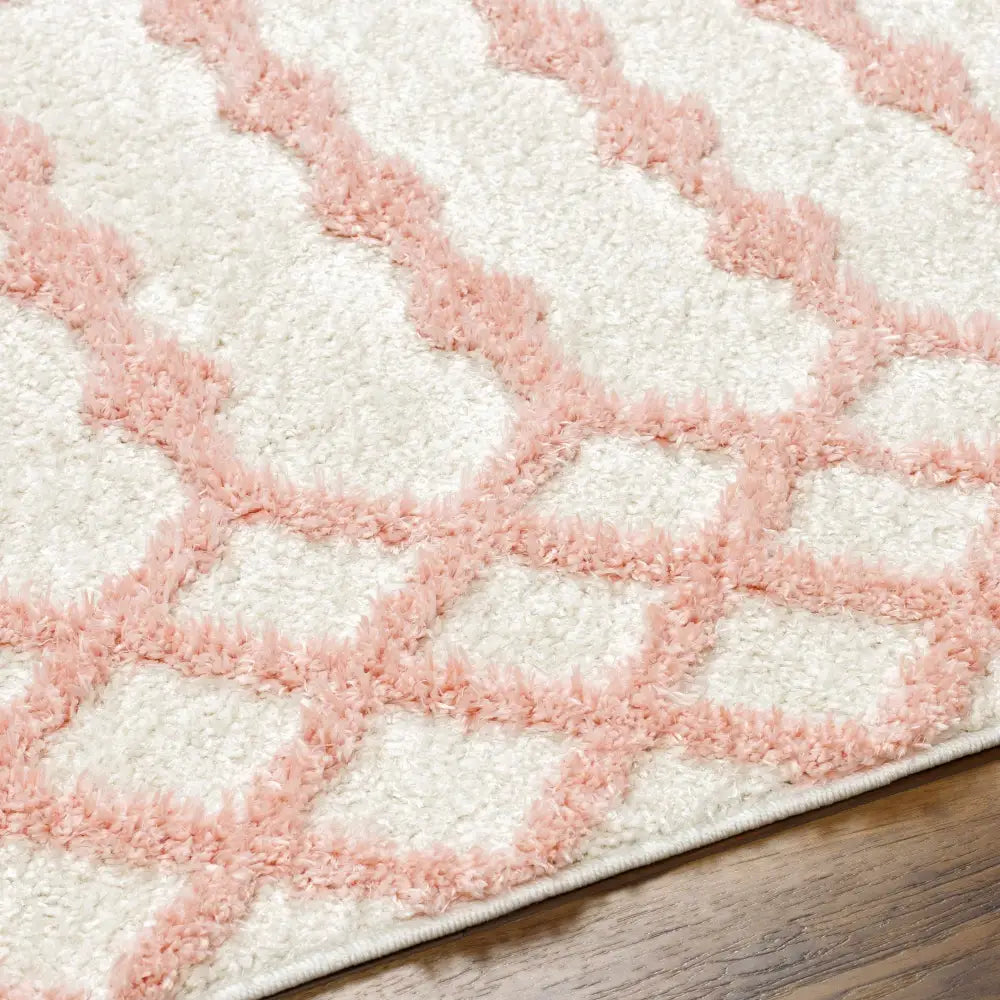 Darva Pink Plush Area Carpet - Boutique Rugs