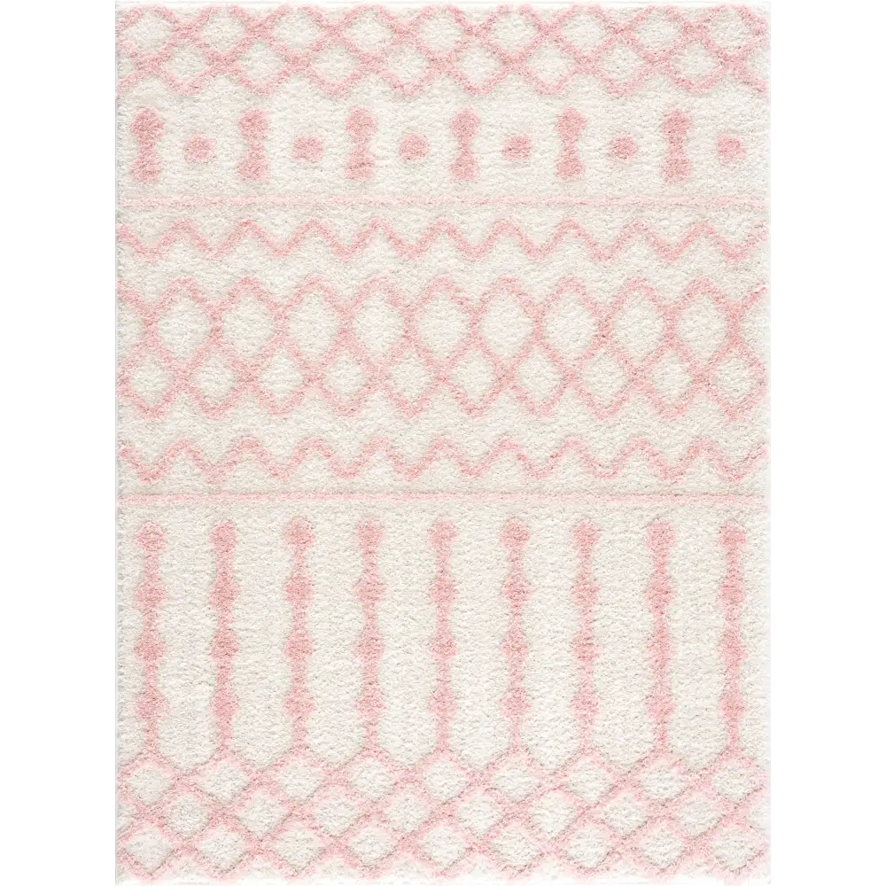 Darva Pink Plush Area Carpet - Boutique Rugs