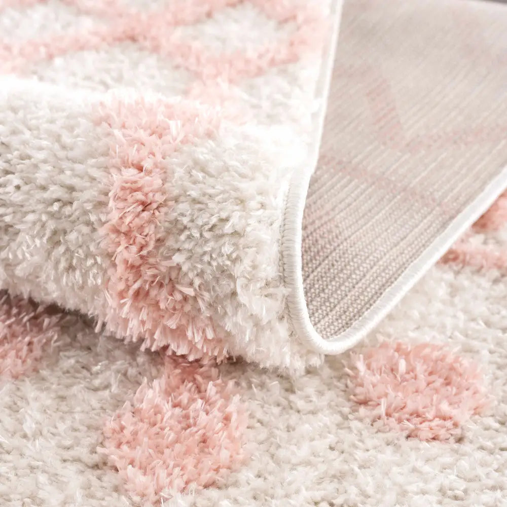 Darva Pink Plush Area Carpet - Boutique Rugs