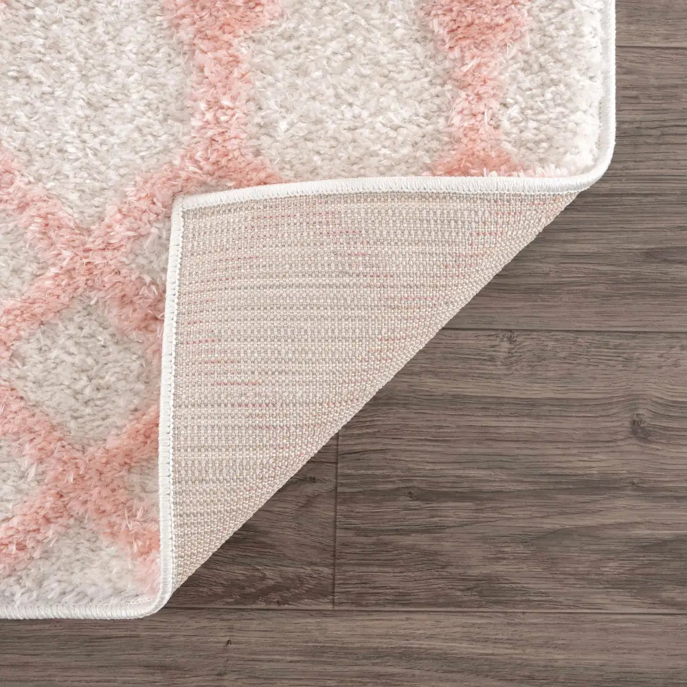 Darva Pink Plush Area Carpet - Boutique Rugs