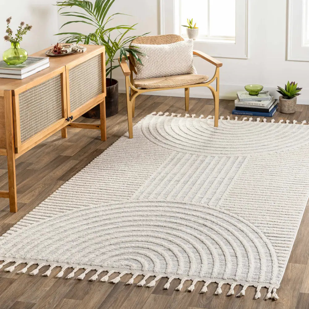 Dauin Textured Rainbow Area Rug - Boutique Rugs