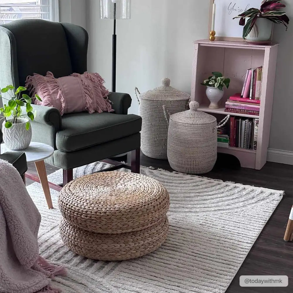 Dauin Textured Rainbow Area Rug - Boutique Rugs