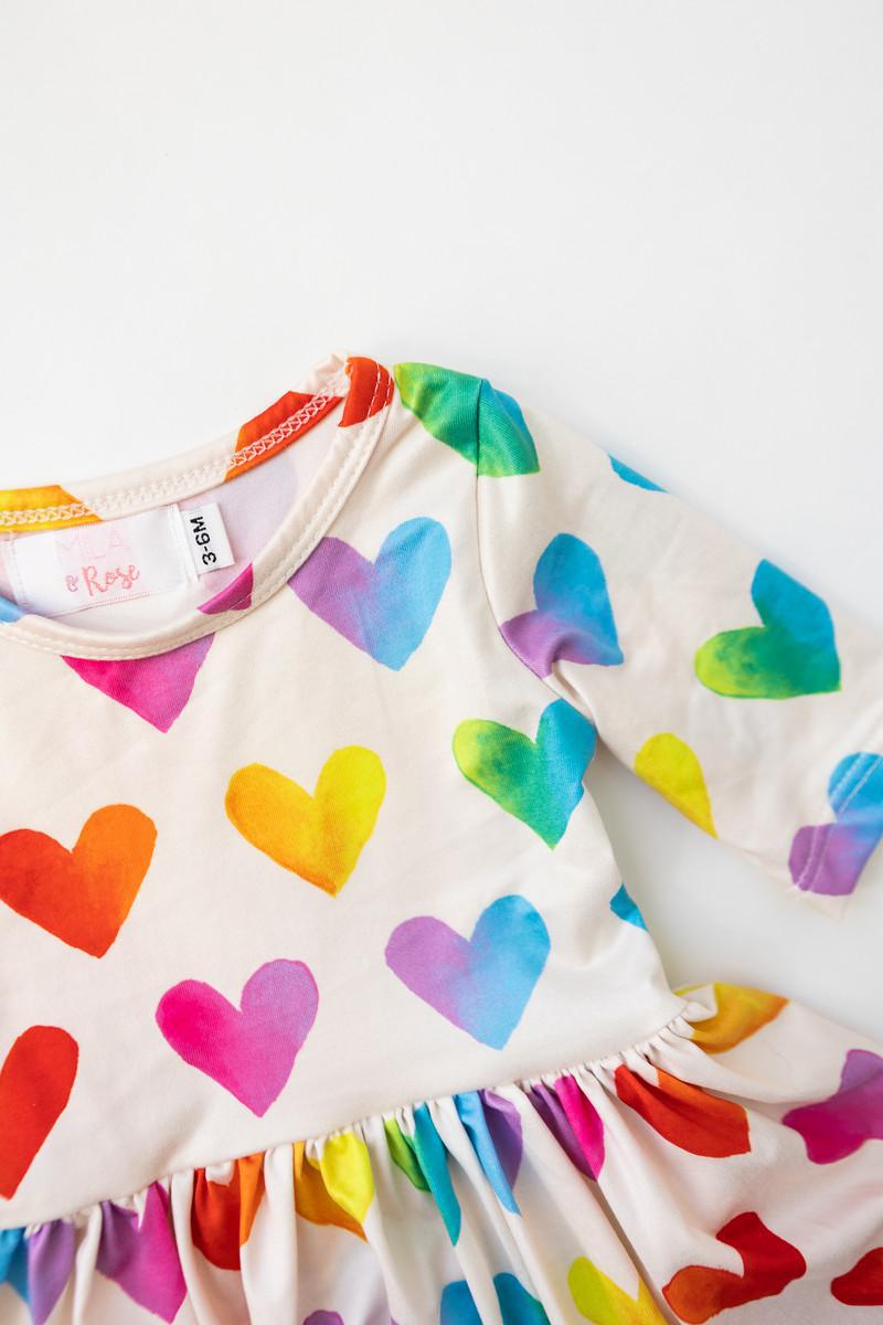 Lotta Love 3/4 Sleeve Twirl Bodysuit