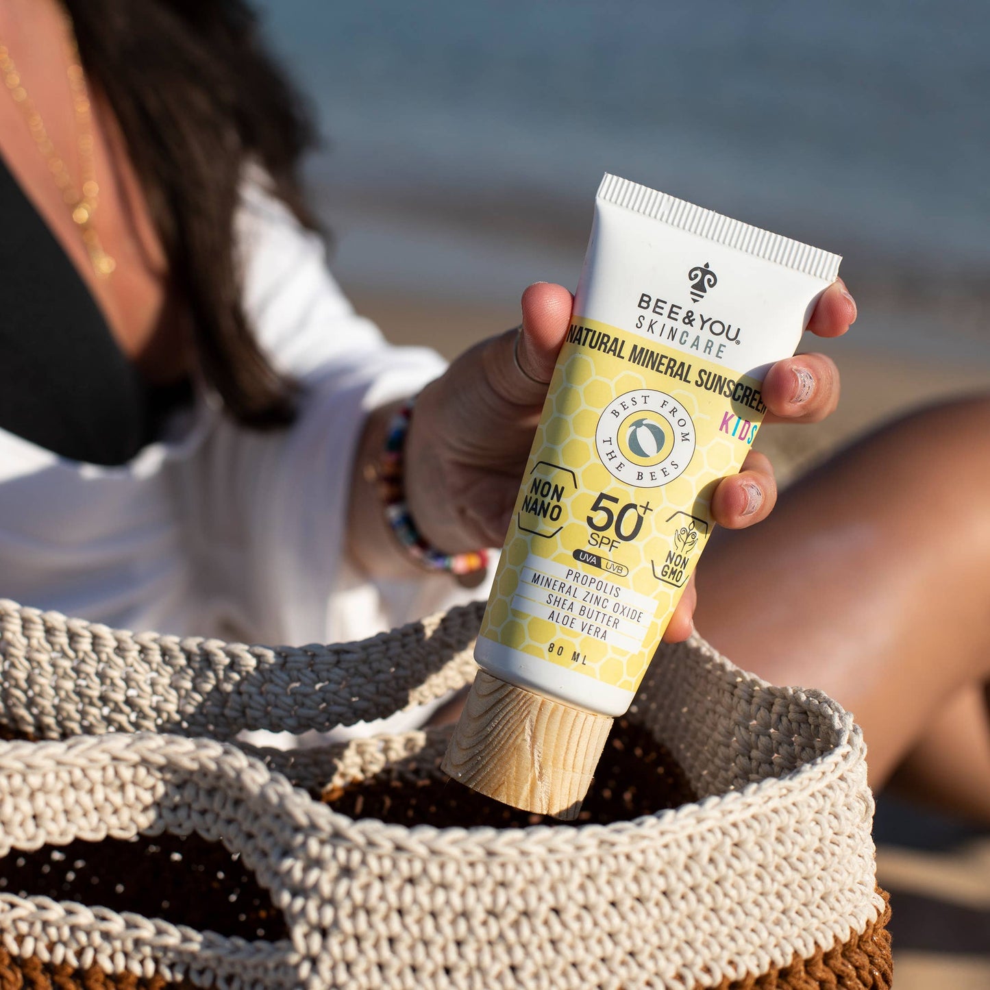 Natural Mineral Sunscreen for Kids SPF 50, Coral Reef Safe