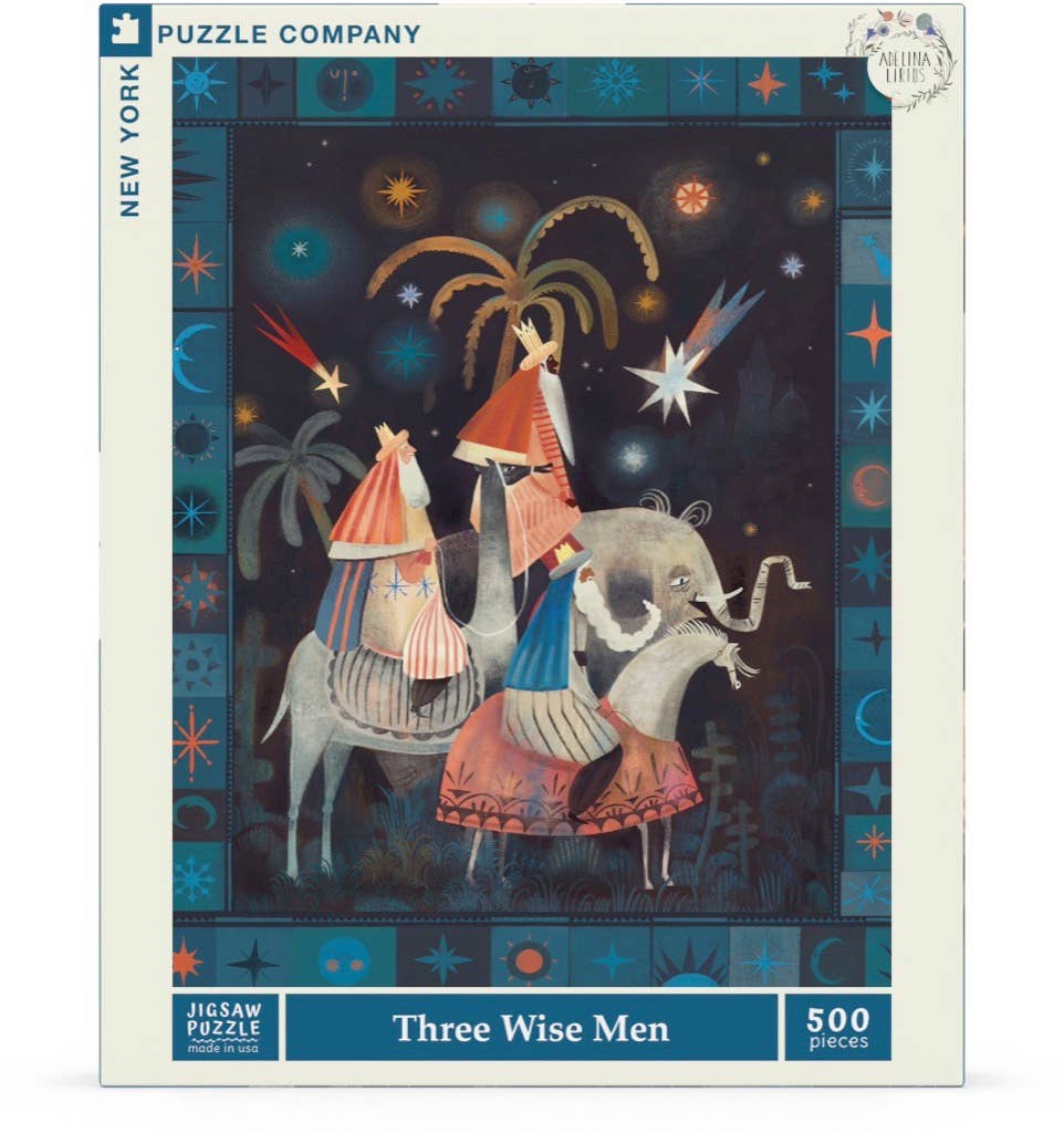 Three Wise Men by Adelina Lirius - 500 Piece Jigsaw Puzzle