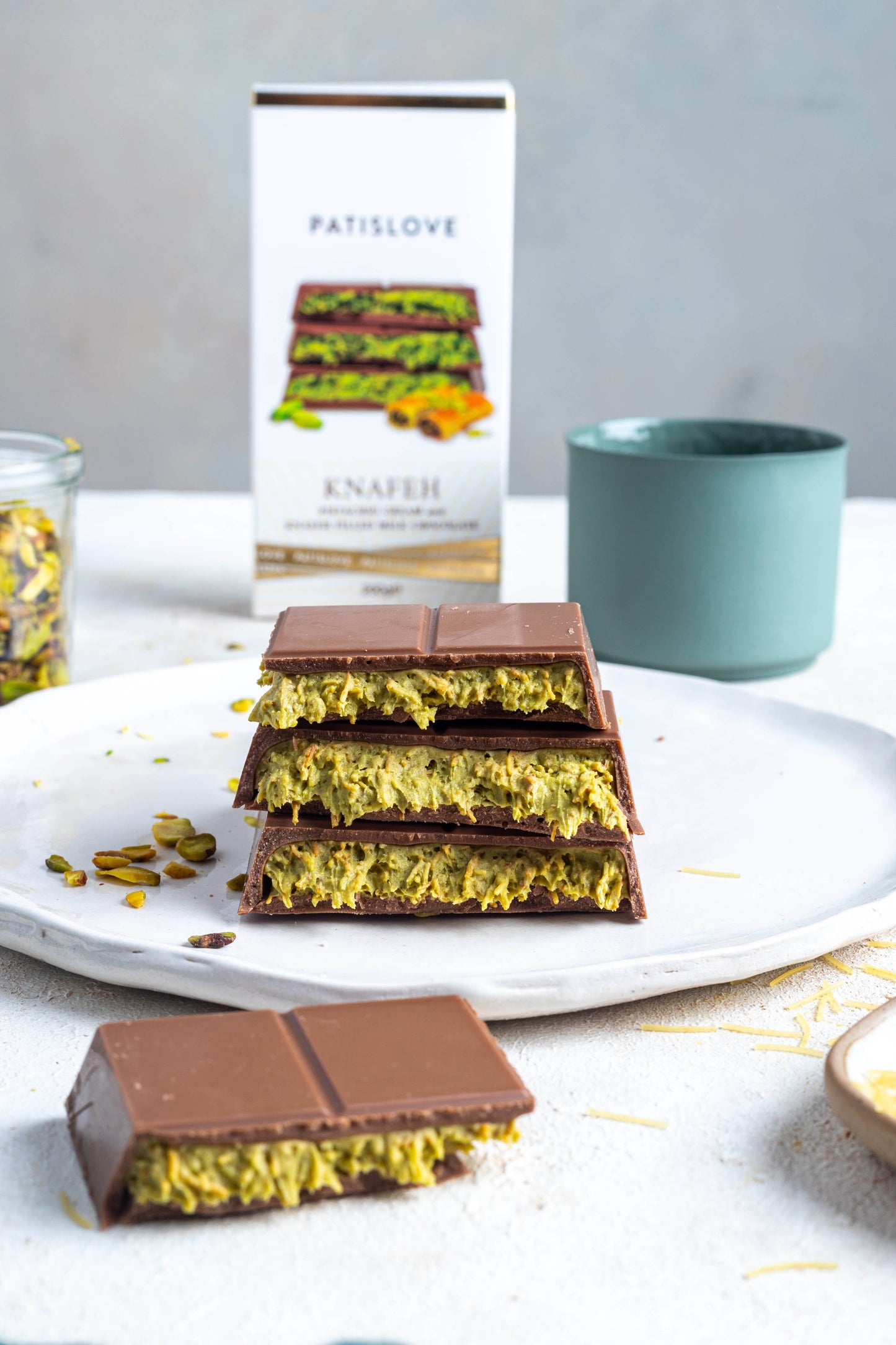 Dubai Chocolate Bar – Premium Gourmet 200g 7oz - Swiss Chocolate Co.