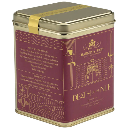 Death on the Nile Tea - Tin of 20 Sachets - Sachets / Tin of 20 Sachets - Harney & Sons Fine Teas