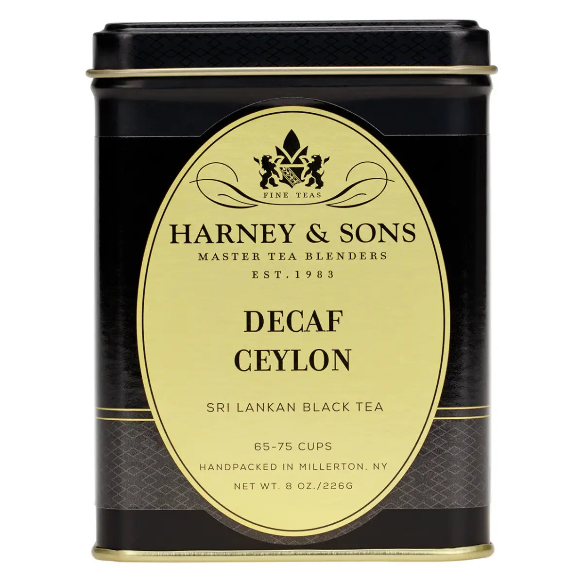 Decaf Ceylon (Decaf Orange Pekoe) - Loose / 8 oz. Tin - Harney & Sons Fine Teas