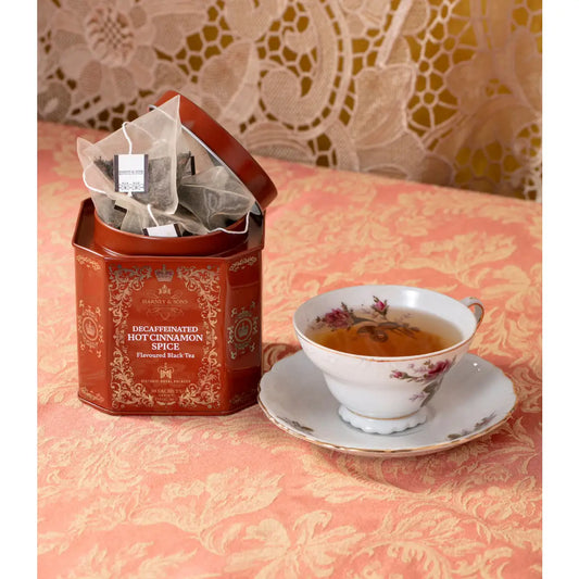 Decaf Hot Cinnamon Spice Tea - HRP Tin of 30 Sachets - Sachets / Tin of 30 Sachets - Harney & Sons Fine Teas