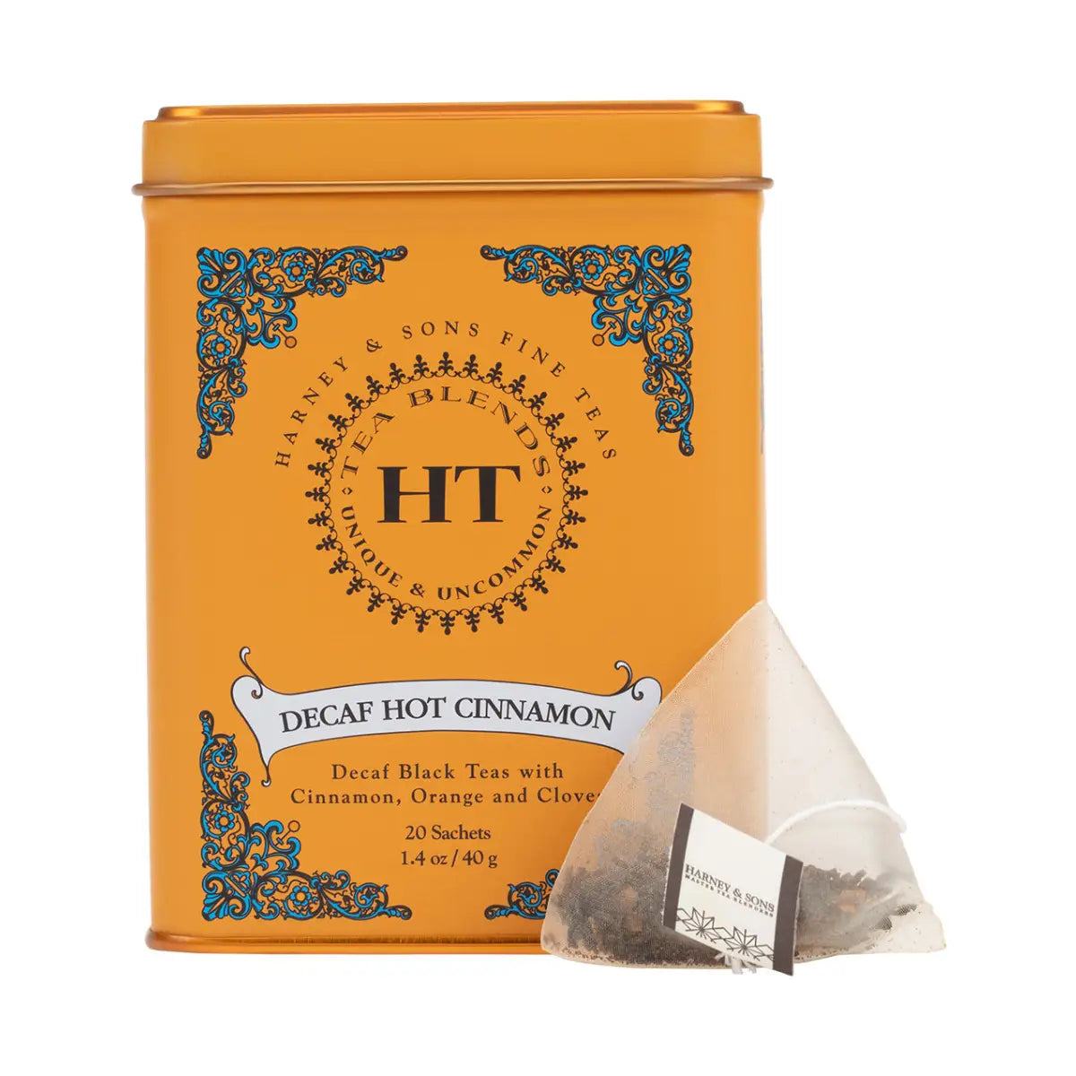 Decaf Hot Cinnamon Spice - HT Tin of 20 Sachets - Harney & Sons Fine Teas