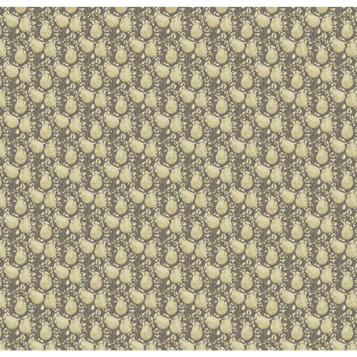 Delcy Wallpaper - Mango - by Niranjana Mani Design - Sample 1 foot by 1 foot / Dark Gray - Loomwell Home Goods