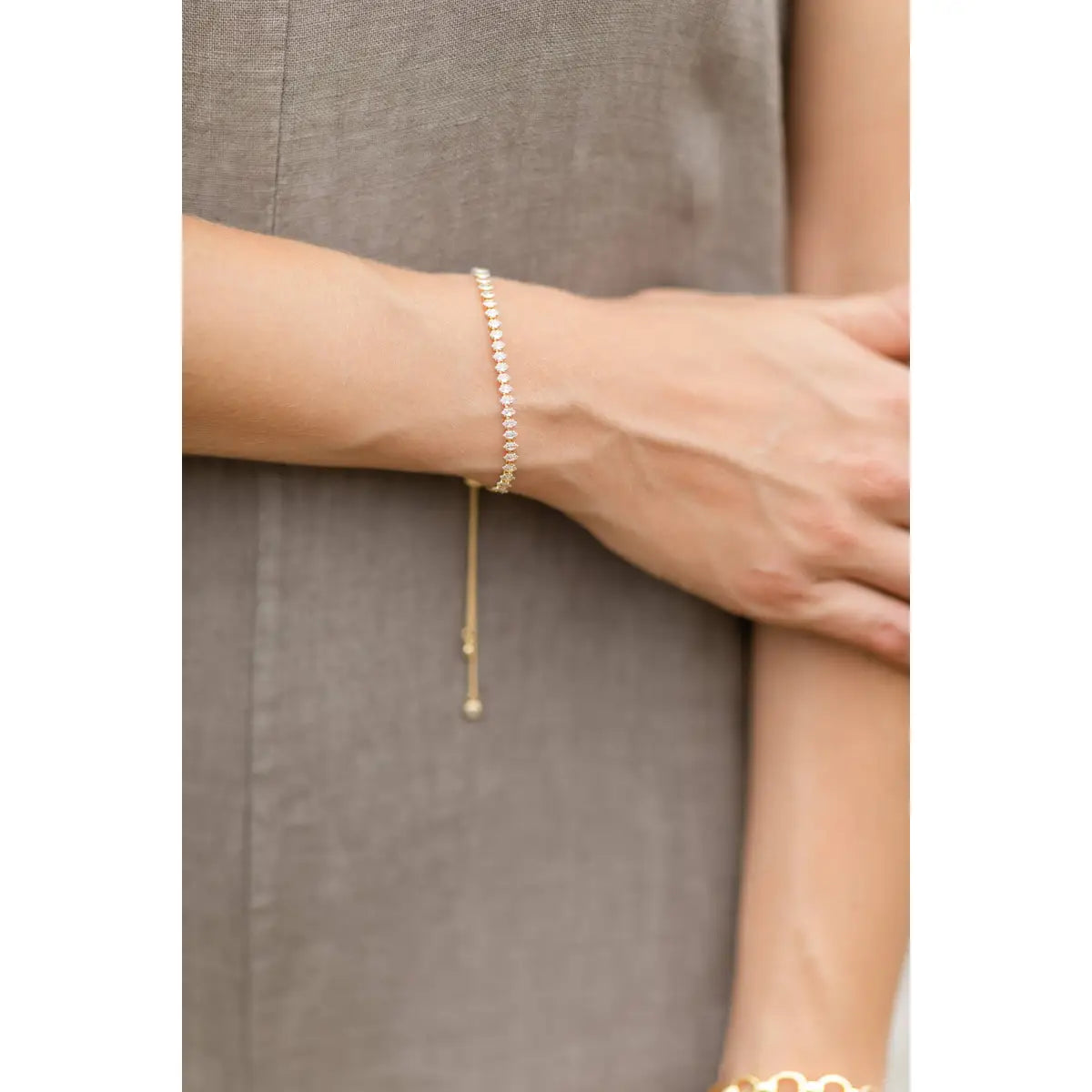 Delicate CZ Tennis Bracelet - Splendid Iris