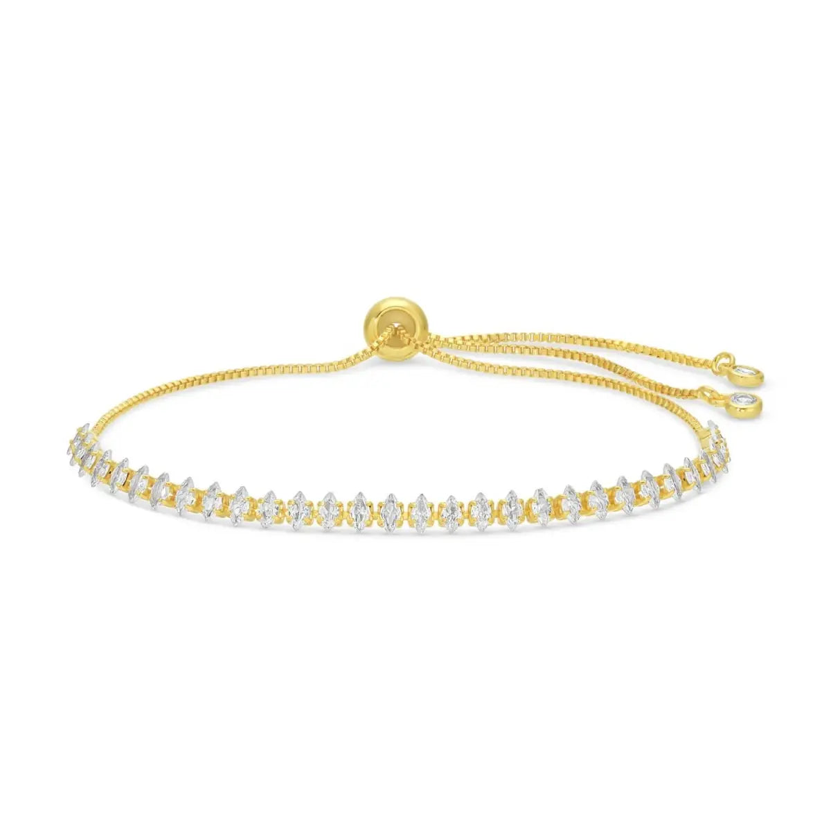 Delicate CZ Tennis Bracelet - Splendid Iris