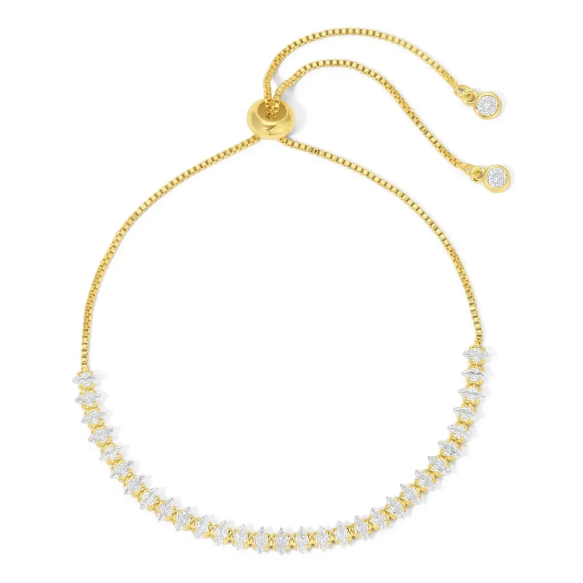 Delicate CZ Tennis Bracelet - Splendid Iris