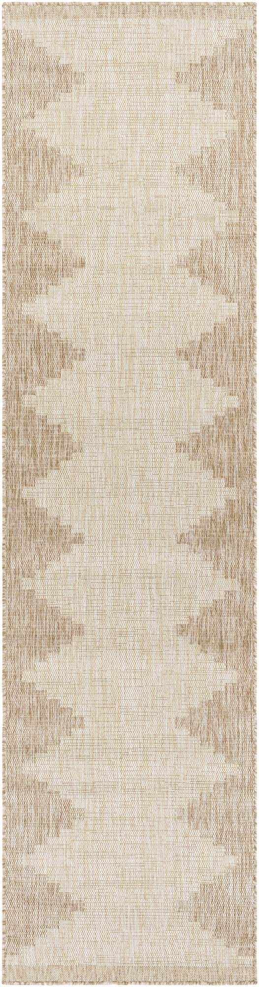 Djugun Beige Indoor & Outdoor Rug - 2’7’’ x 10’ Runner - Boutique Rugs