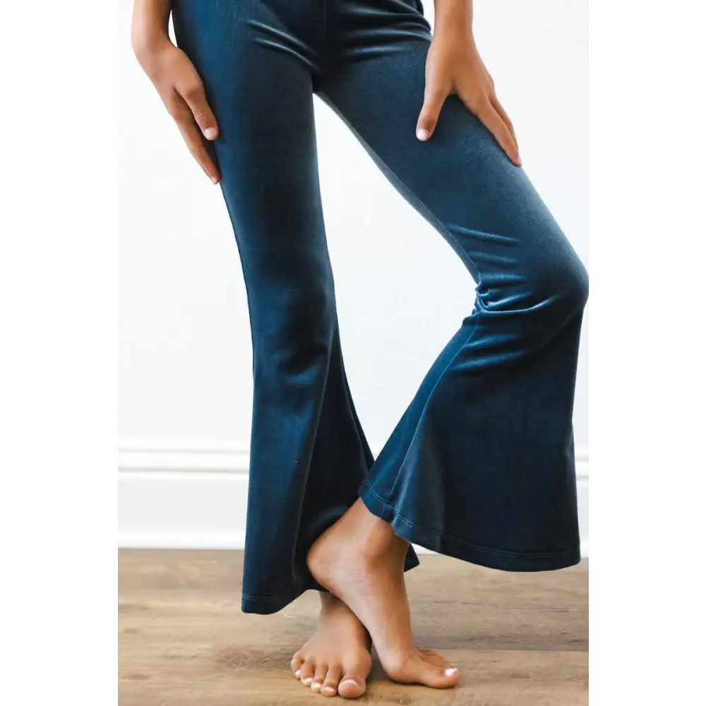 Denim Blue Velvet Bells - Mila & Rose ®