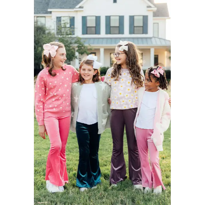 Denim Blue Velvet Bells - Mila & Rose ®