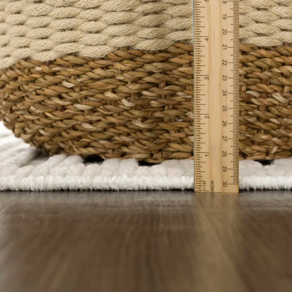 Deron White Washable Area Rug - Boutique Rugs