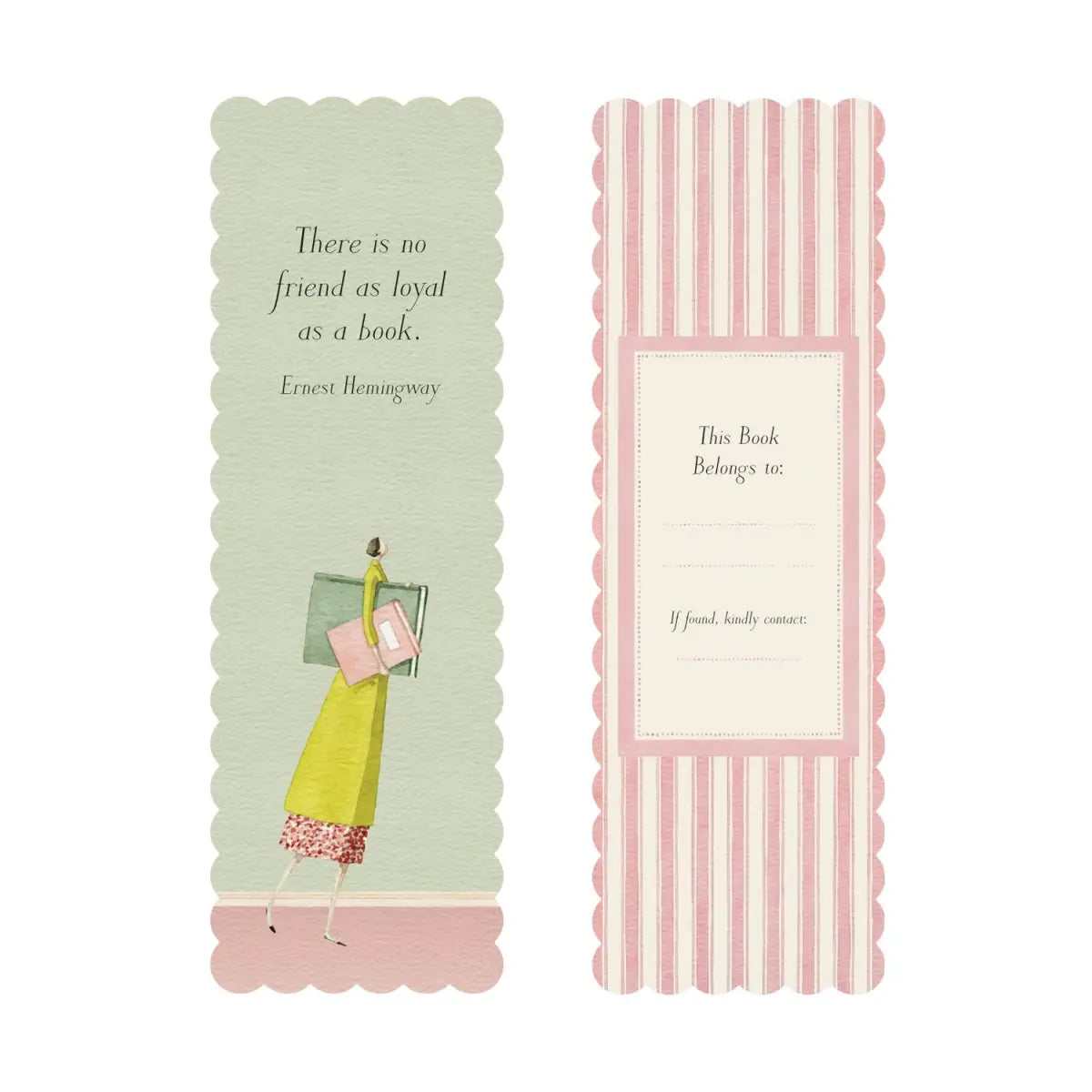 Bookmarks Set of 3 - Devoted Reader by Laura Stoddart - Hester & Cook - Stationery