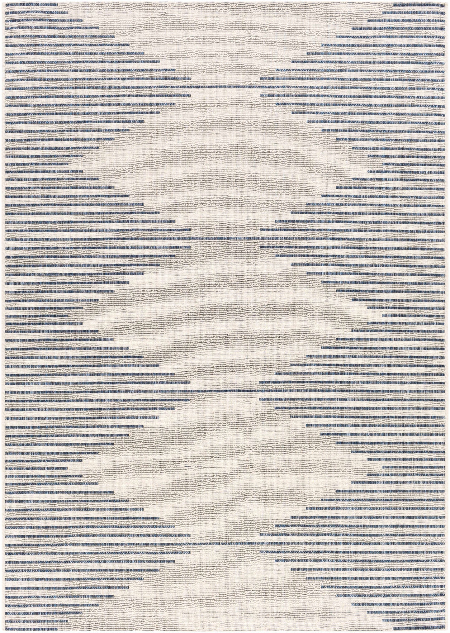 Stephan Blue & Cream Outdoor Rug