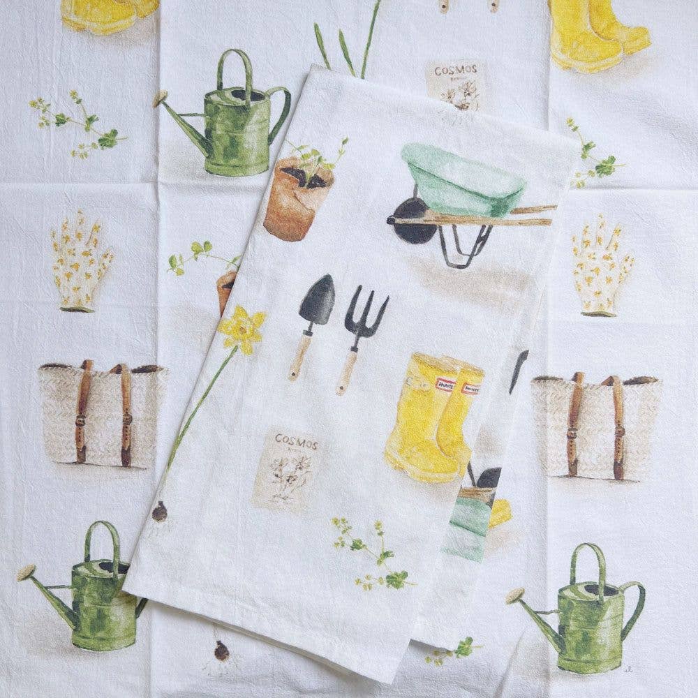 Kitchen Tea Towel - Gardening