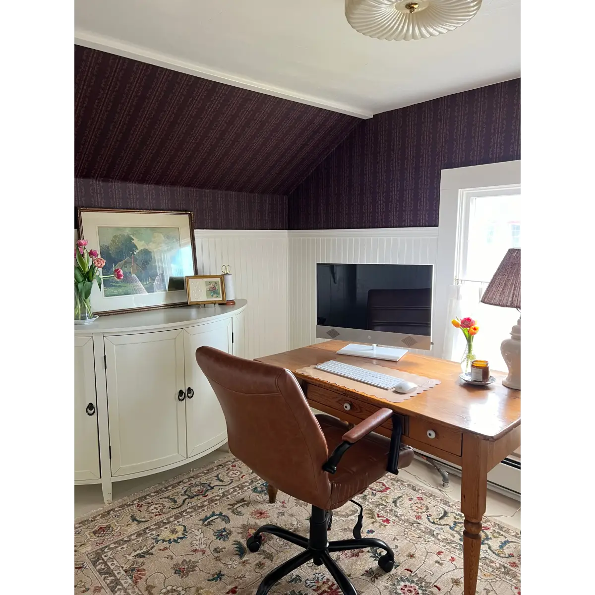 Dillon Wallpaper - Traditional Dark Stripe - by Thoroughfare Design - Loomwell Home Goods