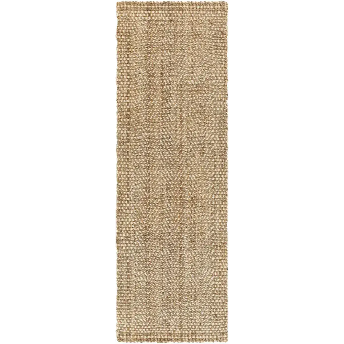 Dinah Natural Textured Jute Rug - 2’6’’ x 8’ Runner - Boutique Rugs