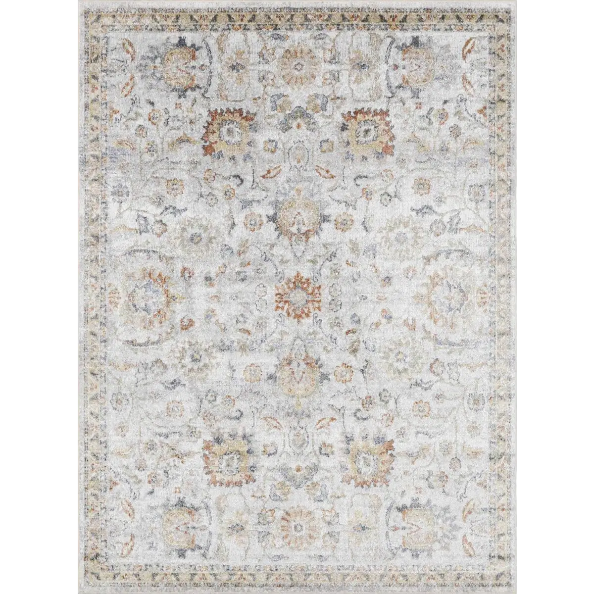 Dion Washable Floral Rug - 2’ x 3’ Rectangle - Boutique Rugs