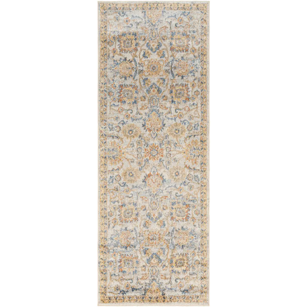 Dion Washable Floral Rug - 2’7’’ x 7’3’’ Runner - Boutique Rugs