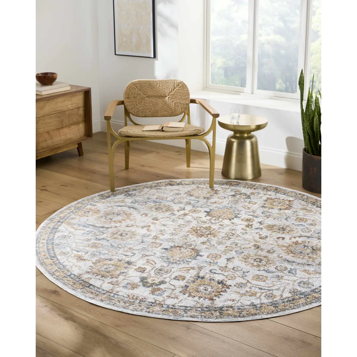Dion Washable Floral Rug - Boutique Rugs