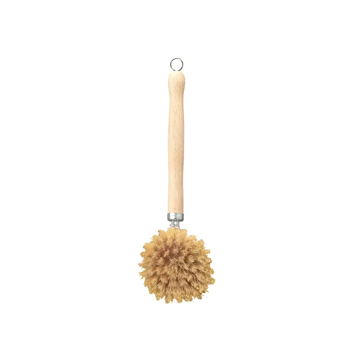 Dish Scrub Brush - Natural Bristle Long Handle - HIC - Harold Import Co.