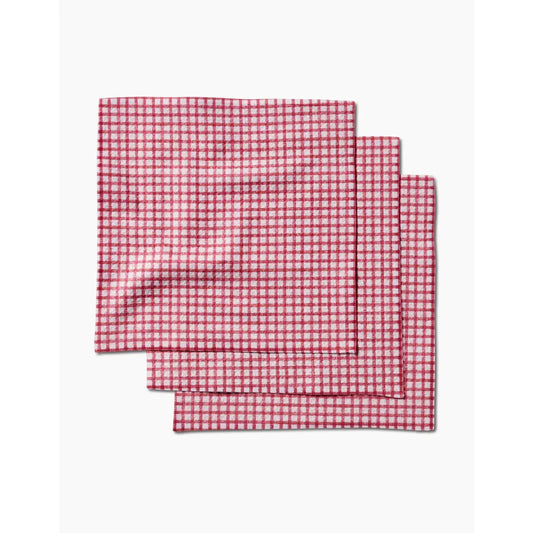 Dishcloth Set - Fireside Plaid - Geometry
