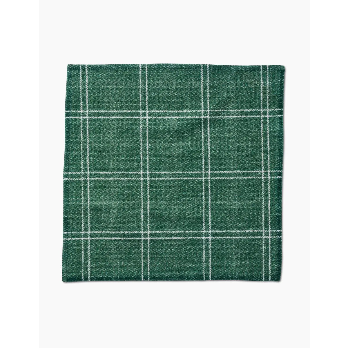 Dishcloth Set - Pine Forest Plaid - Geometry