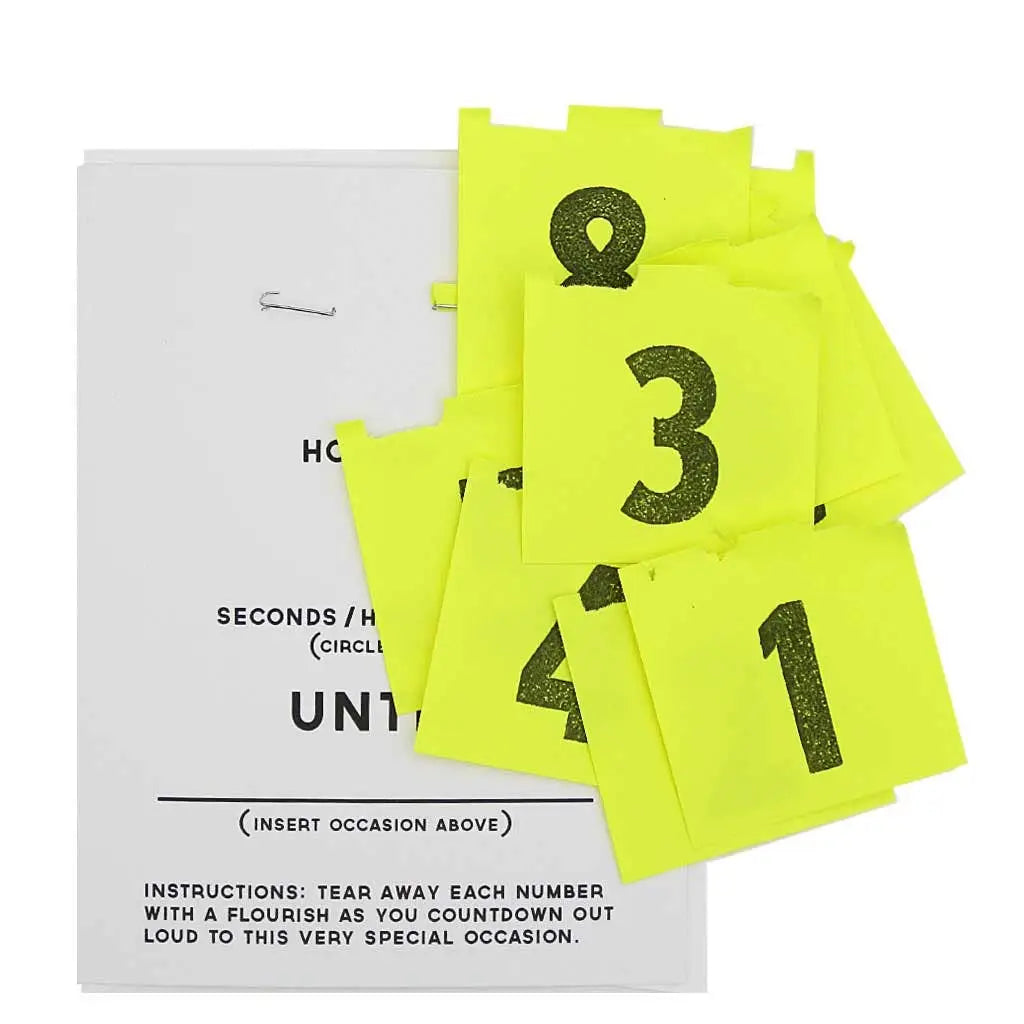DIY Celebration Countdown Greeting Card - The Regional Assembly of Text