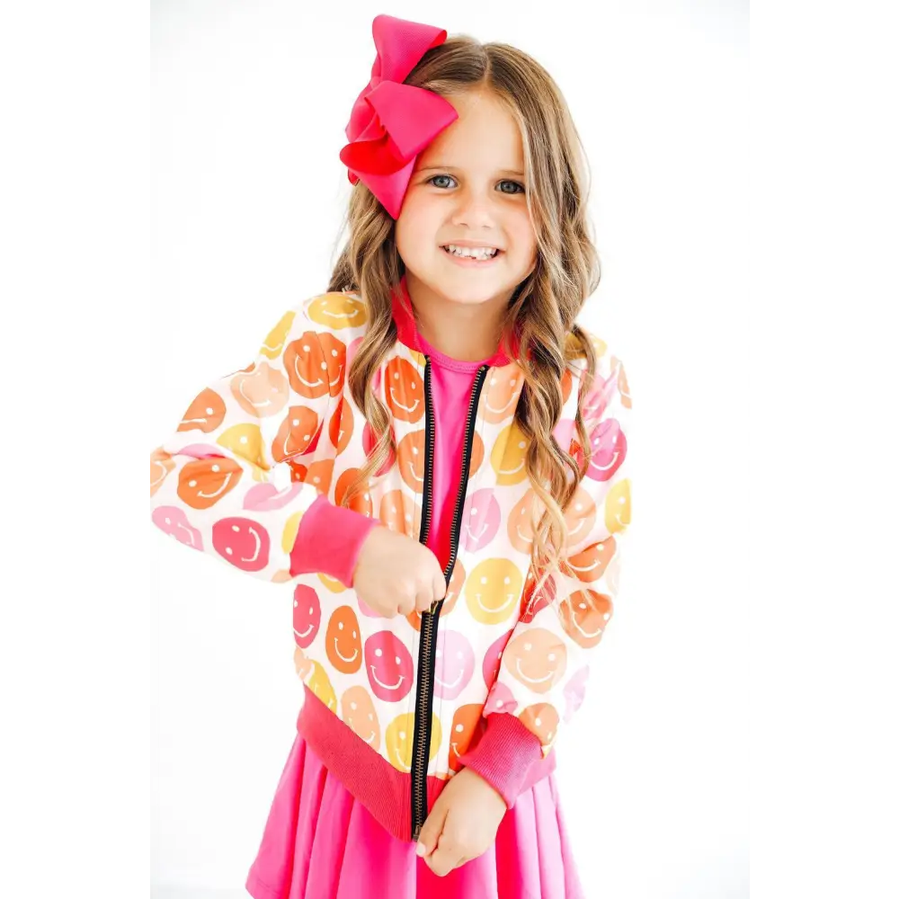 Don’t Worry Be Hippy Satin Jacket - Mila & Rose ®