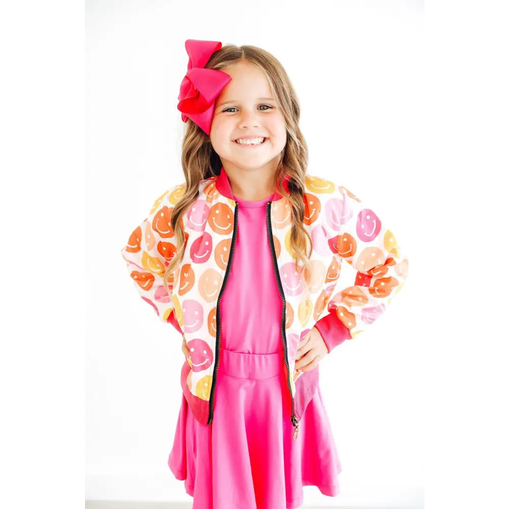 Don’t Worry Be Hippy Satin Jacket - Mila & Rose ®