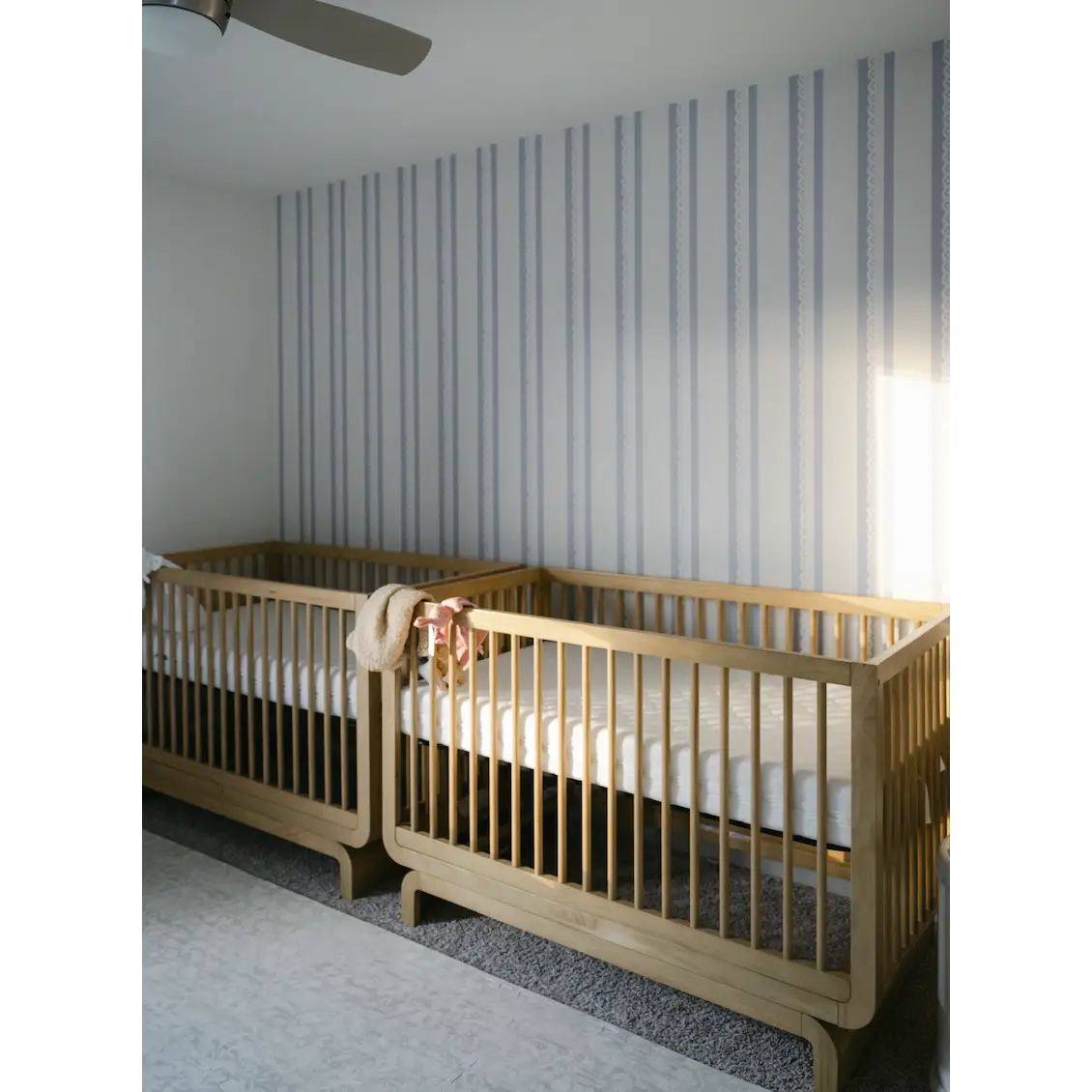Dorit Wallpaper - Ticking Stripe - by Cinnamon Clouds - Loomwell Home Goods