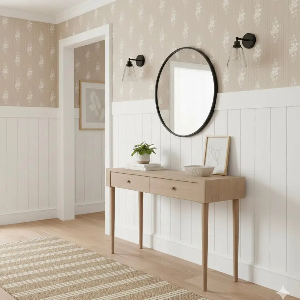 Dovie Wallpaper - Old Fashioned Romance - by Katie Burt Art - Loomwell Home Goods