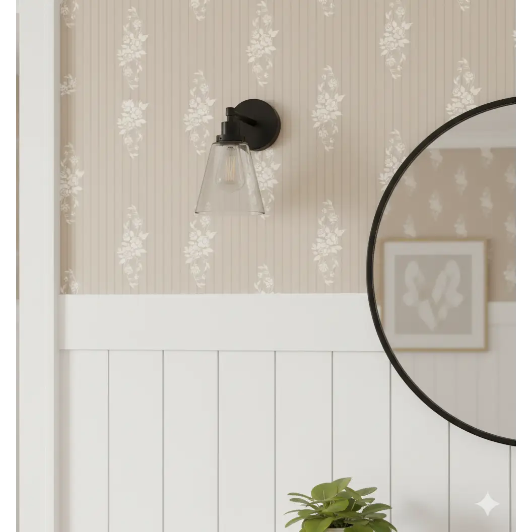 Dovie Wallpaper - Old Fashioned Romance - by Katie Burt Art - Loomwell Home Goods