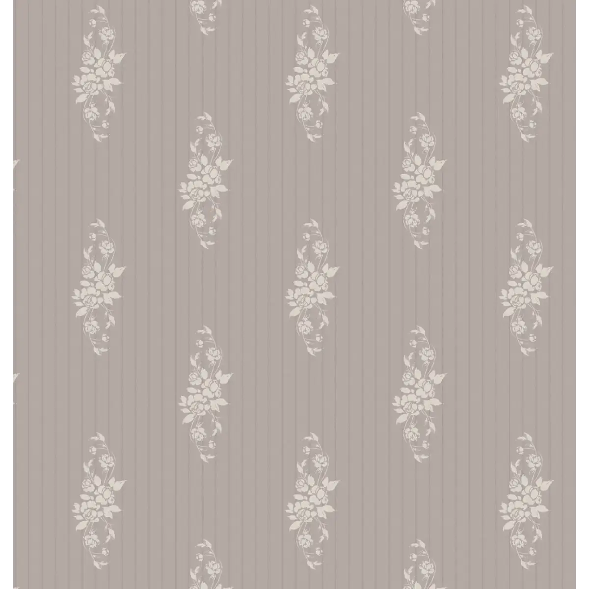 Dovie Wallpaper - Old Fashioned Romance - by Katie Burt Art - Sample 1 foot by 1 foot / Dusty Lavender - Loomwell Home