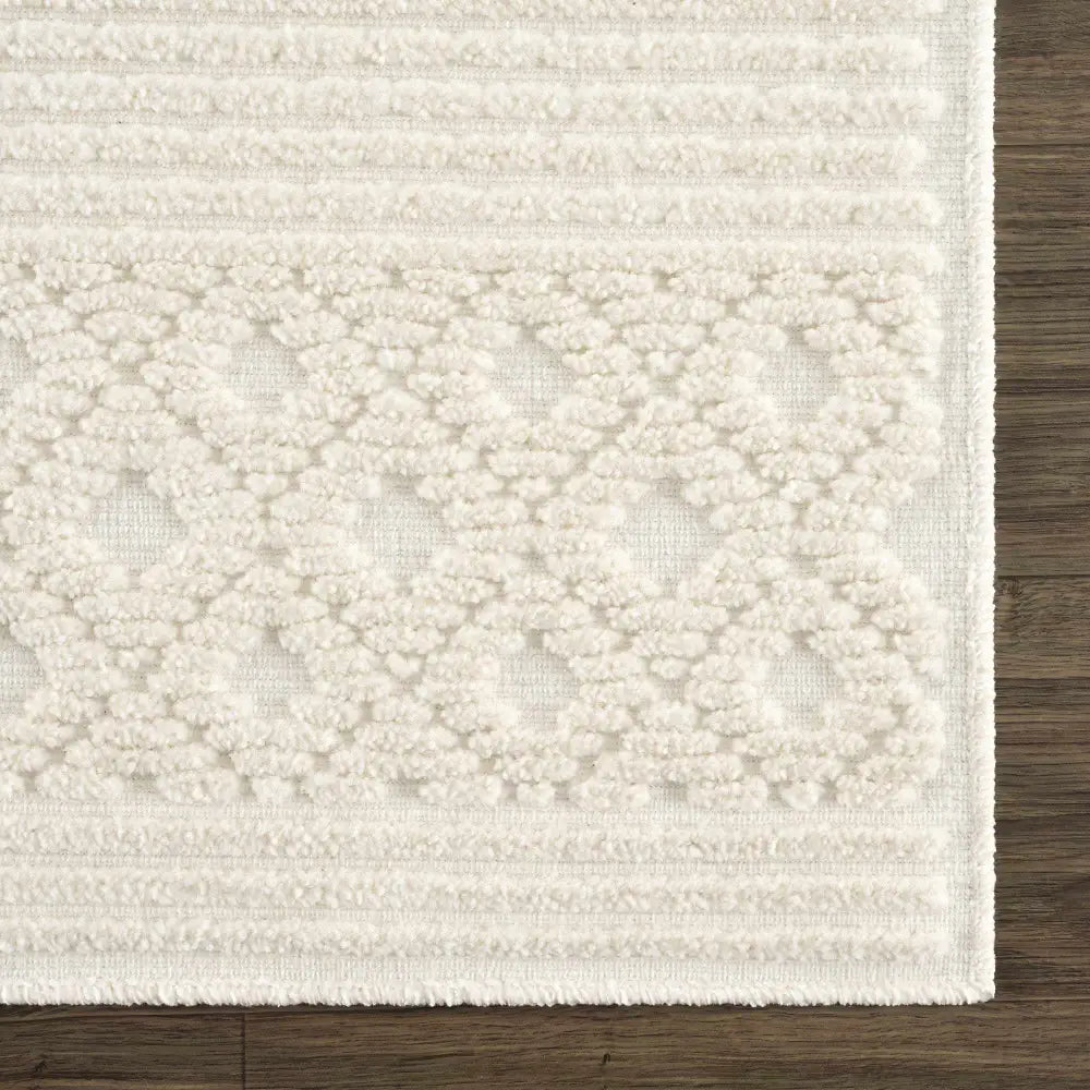 Drago White Washable Area Rug - Boutique Rugs